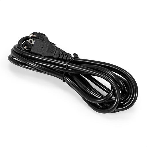 Exegate EX295578RUS Кабель питания ExeGate Power PC-3P (Евровилка угловая Schuko->C13, VDE-250V-3*1.5mm2, медь, черный, 10A, 3м) фото 1