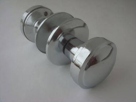 Ручка-стяжка дверная металлическая круглая гладкая, опт фото 1