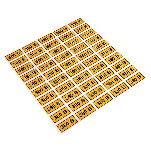 EKF an-2-16 Наклейка "380В" (20х40мм.) EKF PROxima фото 2
