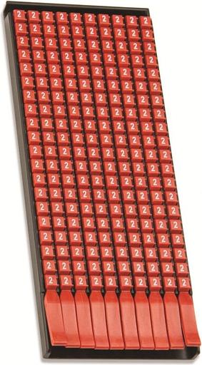 Маркер для кабеля сечением 1,5-2,5мм символ "1" DKC MKF1S2 фото 1