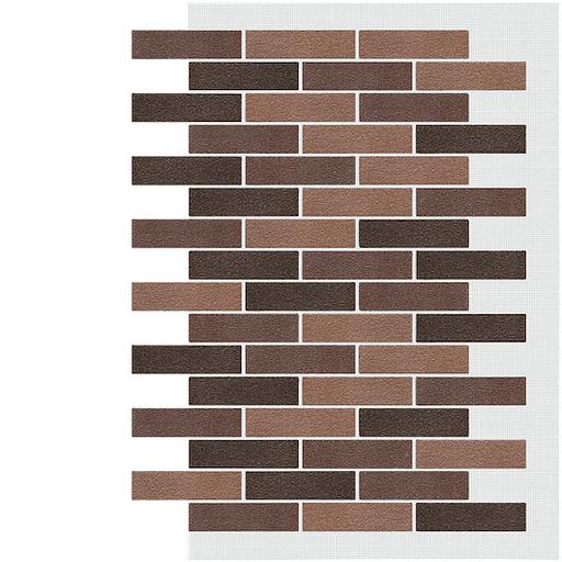 Декоративное покрытие АМК кирпич №300 микс коричневый ОПТ фото 1