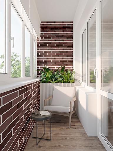 Декоративное покрытие АМК кирпич №410 микс красный ОПТ фото 5