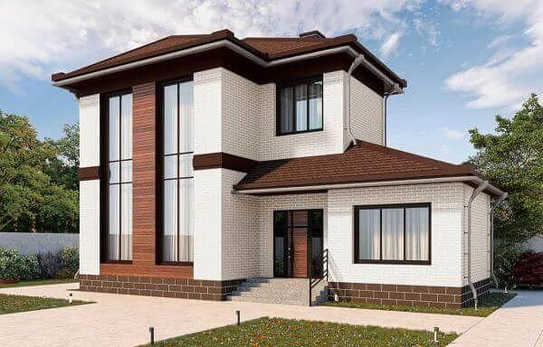 Декоративное покрытие АМК кирпич №001 белый с песчаной крошкой ОПТ фото 5