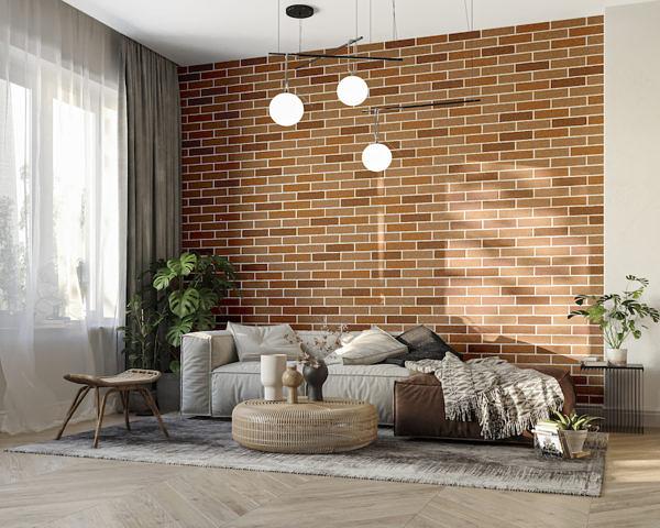 Декоративное покрытие АМК тычок №500 микс терракотовый ОПТ фото 4