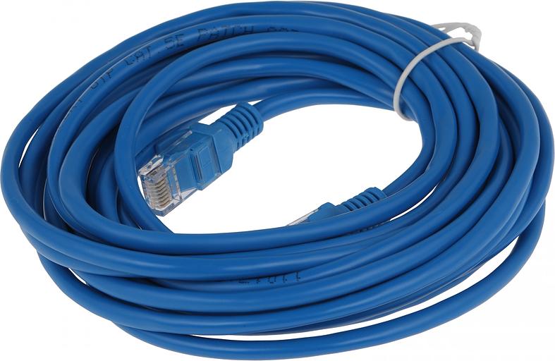Патч-корд PP12-5M/B 1000G UTP 4 пары cat5E CCA molded 5м синий RJ-45 (m)-RJ-45 (m) фото 2