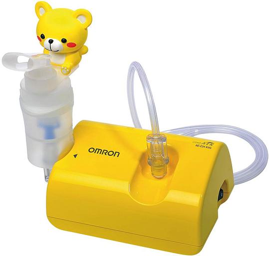 Ингалятор Omron NE-C24 Kids (NE-C801S-KDRU) компрессорный стационарный желтый фото 1