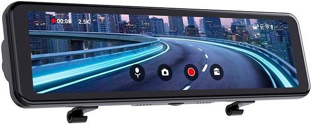Видеорегистратор TrendVision CarPlay Mirror черный 2Mpix 2160x3840 2160p 150гр. MSTAR 8826 фото 2