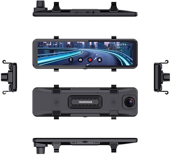 Видеорегистратор TrendVision CarPlay Mirror черный 2Mpix 2160x3840 2160p 150гр. MSTAR 8826 фото 5