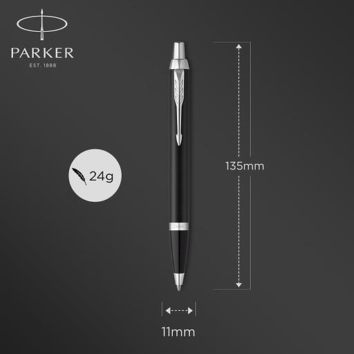 Ручка шариков. Parker IM Core (CW2150846) Matt Black CT M черн. черн. подар.кор.европод. фото 3