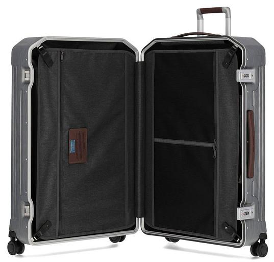 Чемодан Piquadro PQ LM (BV4427PQLM/NCU) 46x68x26.5см 69л. 4.68кг. поликарбонат/натур.кожа темно-серый фото 5