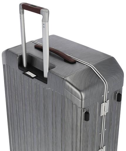 Чемодан Piquadro PQ LM (BV4427PQLM/NCU) 46x68x26.5см 69л. 4.68кг. поликарбонат/натур.кожа темно-серый фото 8