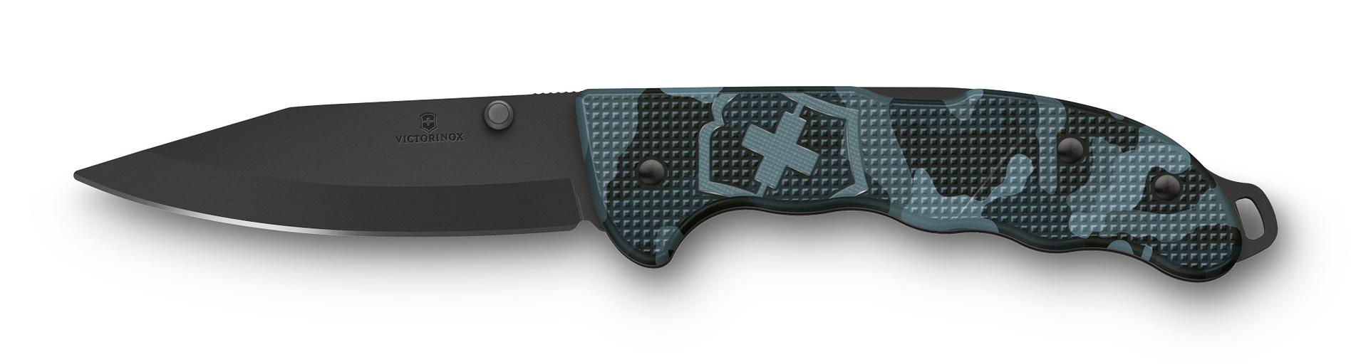 Нож перочинный Victorinox Evoke BSH Alox Navy (0.9425.DS222) 136мм 4функц. синий камуфляж подар.коробка фото 3