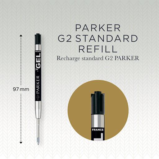 Стержень гелевый Parker Quink Z05 (CW1950344) M 0.7мм черные чернила для ручек шариковых блистер фото 4