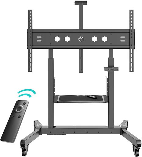 Стойка для телевизора Onkron TS1991 eLift черный 50"-100" макс.120кг напольный наклон фото 1