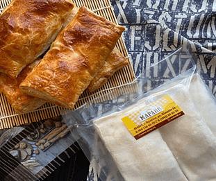 Ролл из слоеного теста с начинками и сыром ОПТ фото 1