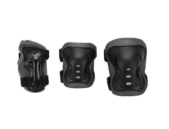 Защитный набор для катания взрослый чёрный NRG-6017В опт фото 1