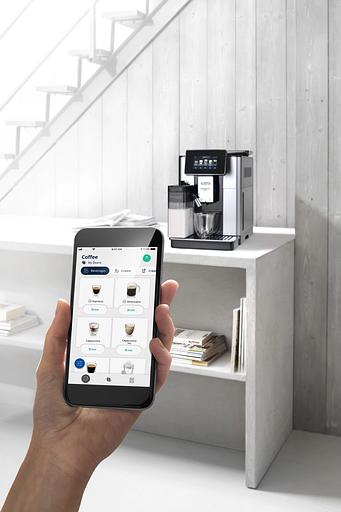 Кофемашина Delonghi ECAM610.75.MB 1450Вт черный/серебристый фото 6