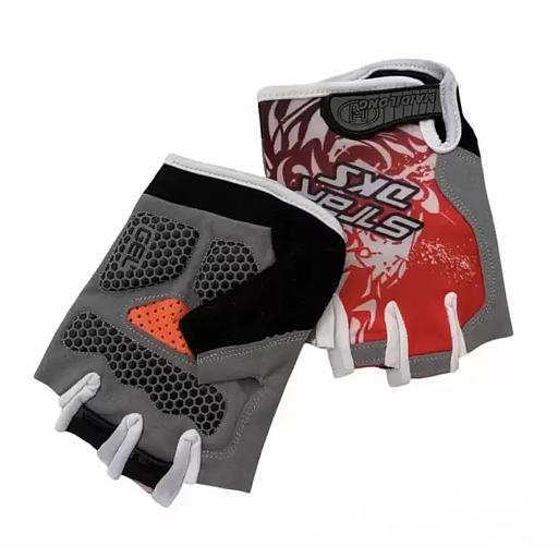 Спортивные беспалые перчатки красные 916-1 опт фото 2