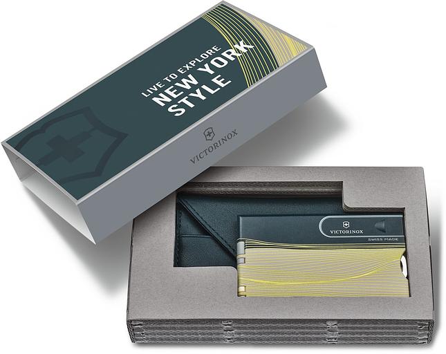 Швейцарская карта Victorinox Swiss Card Classic New York Style (0.7100.E223) коробка подарочная фото 5