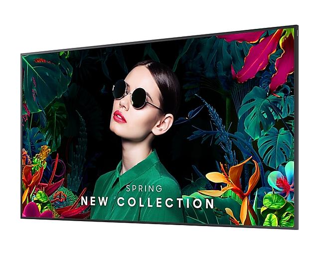 Панель Samsung 75" QM75C черный E-LED BLU LED 8ms 16:9 HDMI M/M матовая 500cd 178гр/178гр 3840x2160 4K USB 38.3кг фото 2