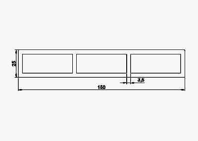 Доска грядочная 150x25 мм фото 2