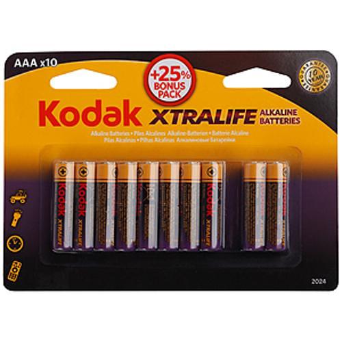 Батарейка LR03-8+2BL XTRALIFE Alkaline [K3A-8+2] (120/480/38400) KODAK Б0014331 фото 2