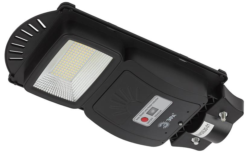 Консольный светильник на солн. бат.,SMD, 20W, с датч. движ., ПДУ, 400 lm, 5000К, IP65 ЭРА Б0046797 фото 1