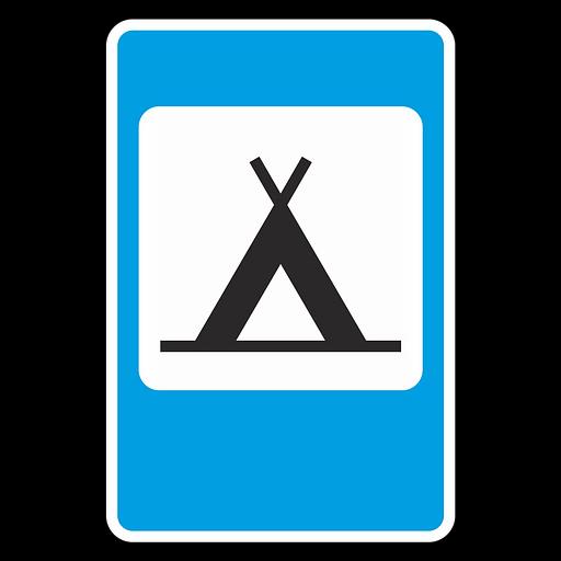 Дорожный знак 7.10 «Кемпинг» фото 1