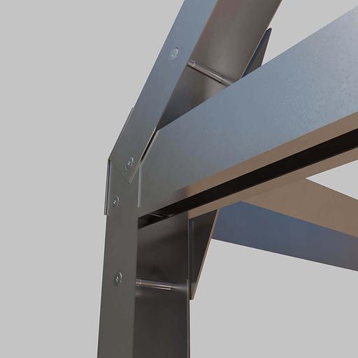 Теплица английская «Челси» 8м фото 4