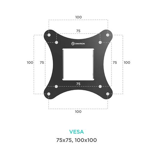 Кронштейн ONKRON ONKRON ONKRON SN31 BLACK фото 4