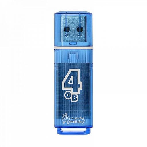 Smartbuy USB Drive 4GB Glossy series Blue (SB4GBGS-B) фото 1
