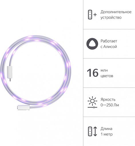 Удлинитель умных светодиодных лент Yandex Matter 8.2В 1м (YNDX-00547) фото 2