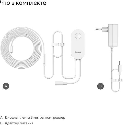 Умная светодиодная лента Yandex Matter 8.2В 3м (YNDX-00544) фото 3