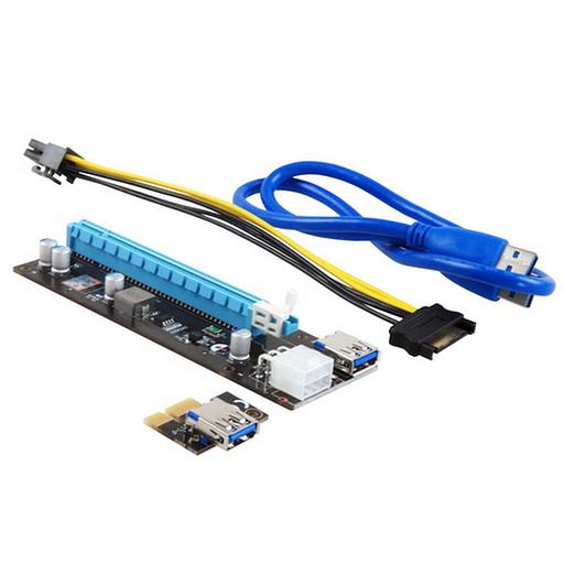 Адаптер ITZR RISER CARD MINING MAXI for GPU 250W+, OEM {100} фото 1