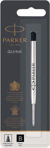 Стержень шариковый Parker Quink (1950366) B 1.2мм черные чернила блистер фото 1