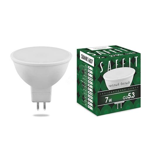 Лампа светодиодная LED 7вт 230в GU5.3 теплый фото 1