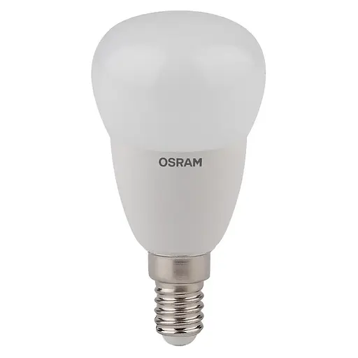 Лампа светодиодная LED 5.4Вт E14 LS CLP40 теплый, матовый шар Osram фото 2