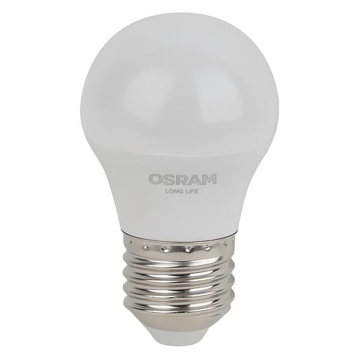 Лампа светодиодная LED 7Вт Е27 6500К 600Лм шар 220В (замена 60Вт) OSRAM фото 2