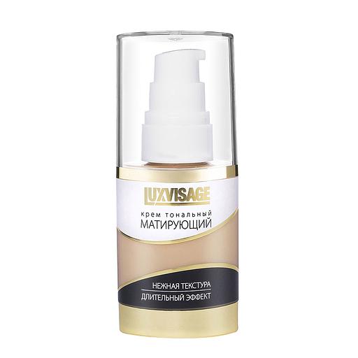 Lux visage крем тональный матирующий тон 01 фарфоровый 35г фото 1