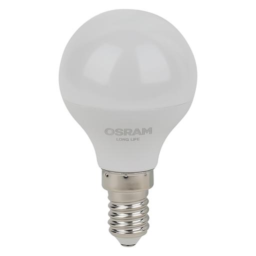 Лампа светодиодная LED 7Вт Е14 4000К 600Лм шар 220В (замена 60Вт) OSRAM фото 2