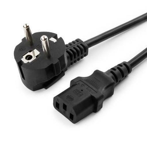 Кабель питания EU-Schuko/IEC320-C13, 220B, 10А, 1.8м фото 1