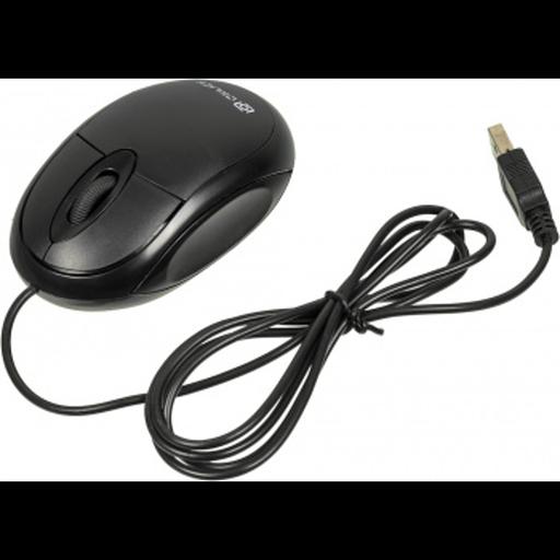 Мышь Оклик 105S черный оптическая (800dpi) USB для ноутбука (3but) фото 1