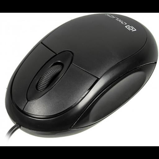 Мышь Оклик 105S черный оптическая (800dpi) USB для ноутбука (3but) фото 5