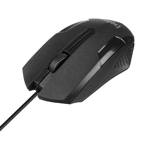 Мышь ExeGate SH-9025L (USB, оптическая, 1000dpi, 3D, 3 кнопки и колесо прокрутки, длина кабеля 2м, черная, RTL) фото 1