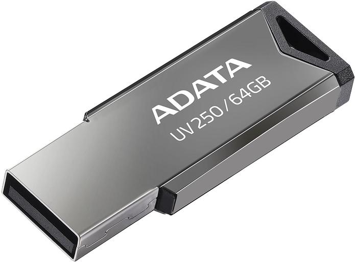 Флеш накопитель 64GB A-DATA UV250, USB 2.0, Черный фото 2