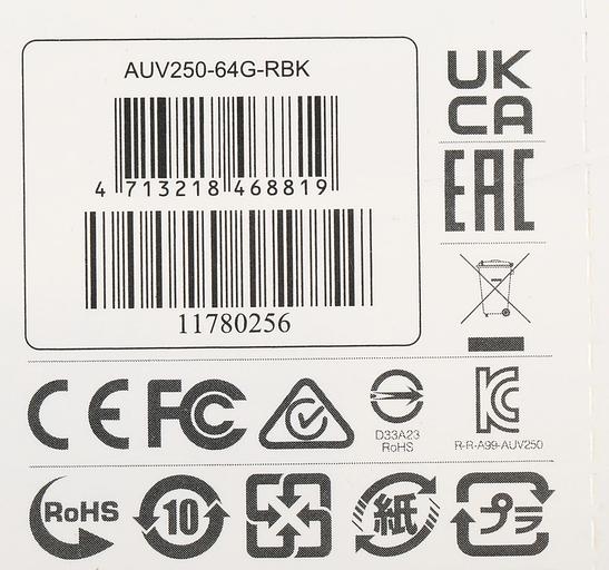 Флеш накопитель 64GB A-DATA UV250, USB 2.0, Черный фото 6