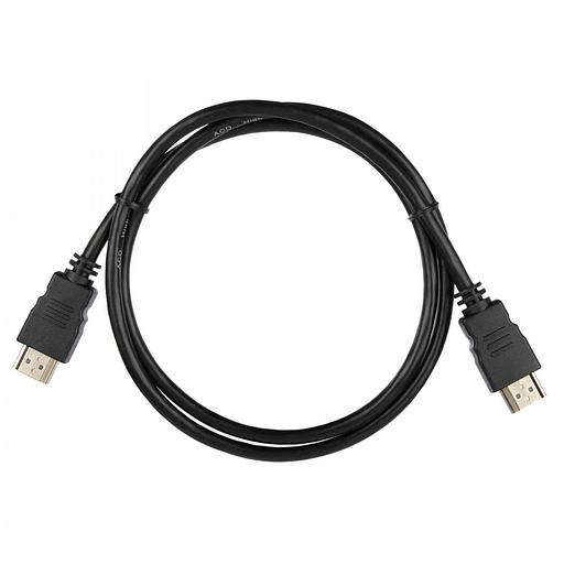 Кабель ACD Кабель ACD-DHHM1-10B |ACD-DHHM1-10B| HDMI 1.4, Golden Plated,19m/19m, Черный, 1м (742163) фото 1