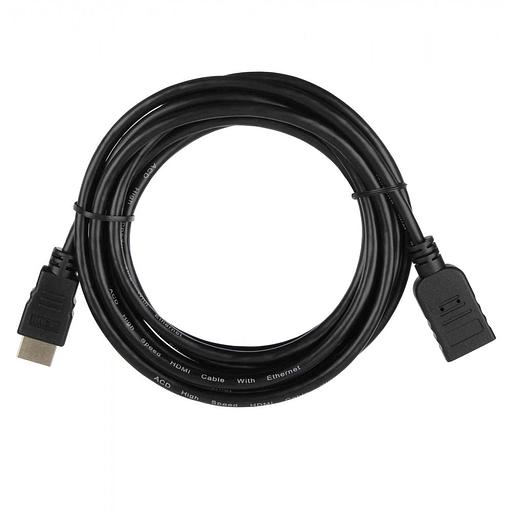 Кабель ACD Кабель ACD-DHHF1-30B |ACD-DHHF1-30B| HDMI 1.4, Golden Plated,19m/19f, HDMI extension, Черный, 3м |ACD-DHHF1-30B| (742286) фото 1
