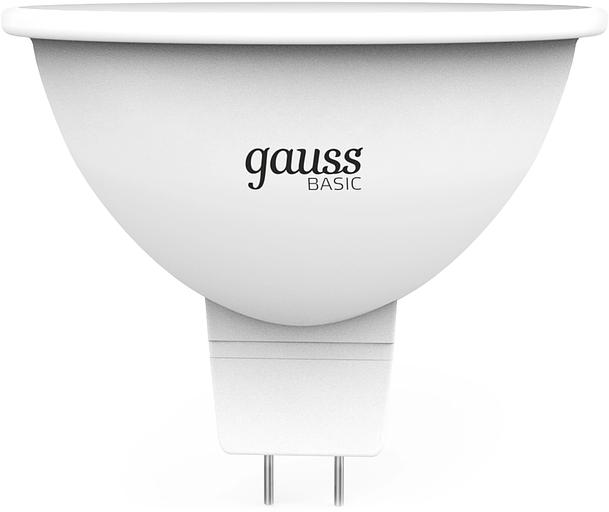 Лампа светодиодная Gauss Elementary 9Вт цок.:GU5.3 софит 12B св.свеч.бел.нейт. (упак.:10шт) (11529) фото 2
