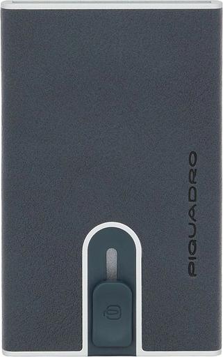 Чехол для кредитных карт Piquadro Black Square PP4825B3R/BLU4 темно-синий натур.кожа фото 2